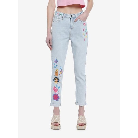 Hot Topic Denim - Disney Encanto Mirabel Mom Jeans (Sz 7)